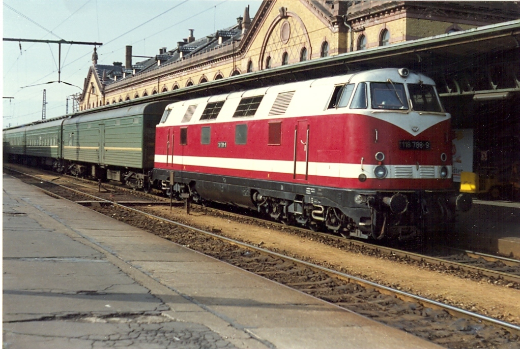 Erfurt - Moskau der letzte Zug 1990
